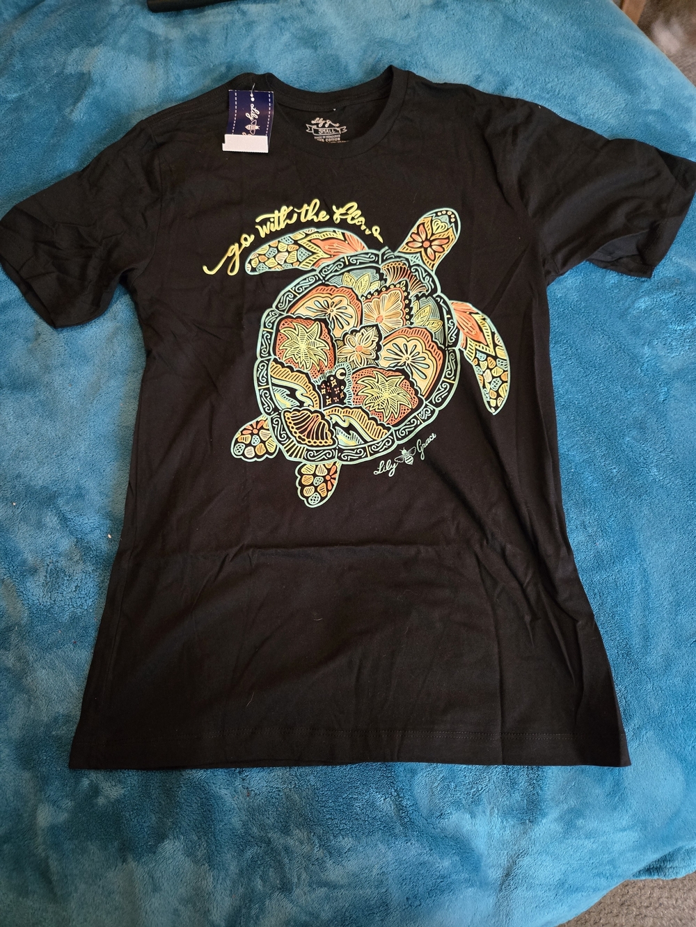 Lily Grace "Go With The Flows" Graphic Tee